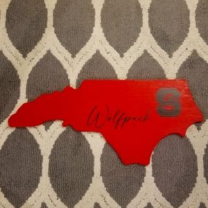 NC State Wood Sign